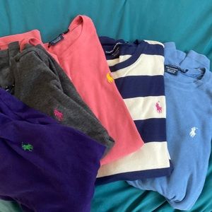 5 polo shirt bundle